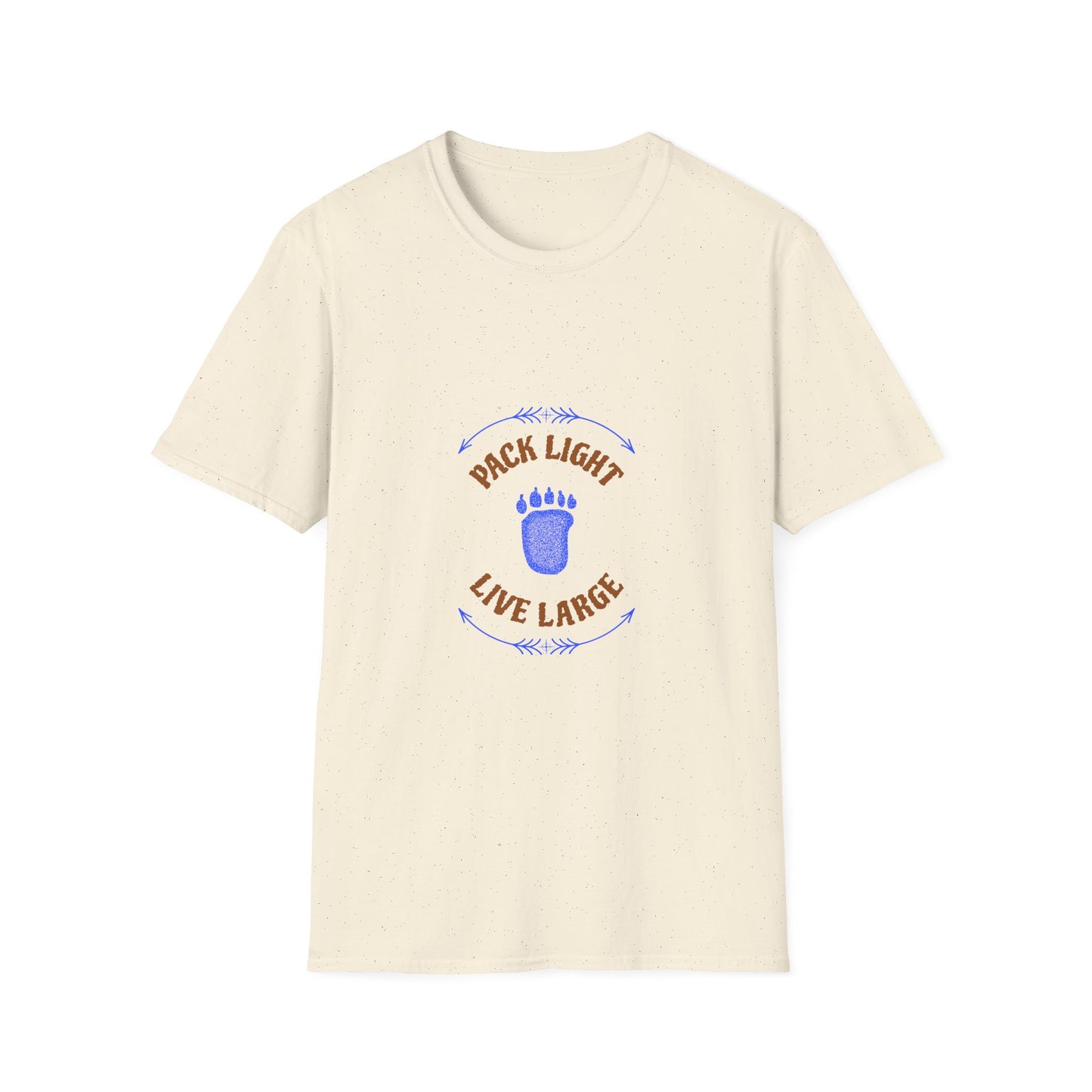 Pack Light, Live Large | Adventure-Inspired Camping T-Shirt for Backcountry Explorers