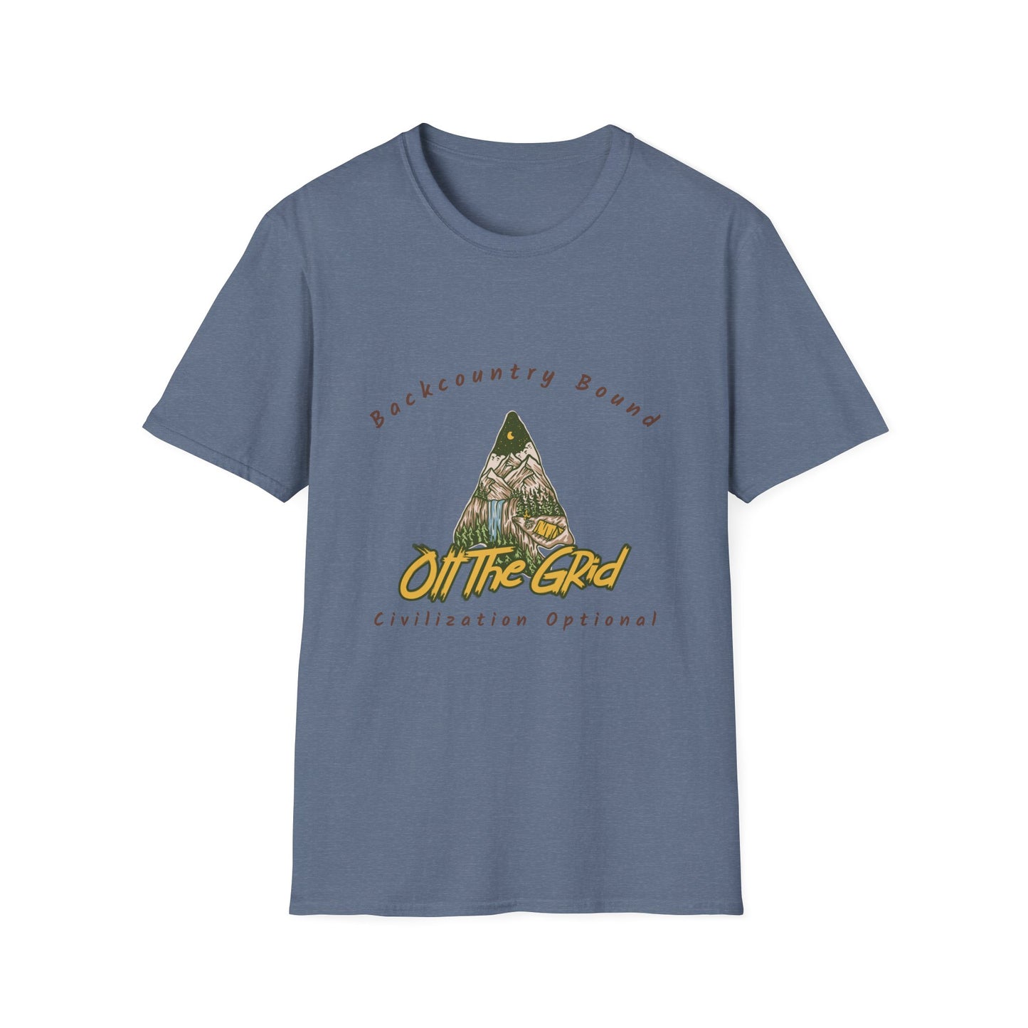 Backcountry Bound T-Shirt | Off-Grid Camping Tee for Outdoor Adventures