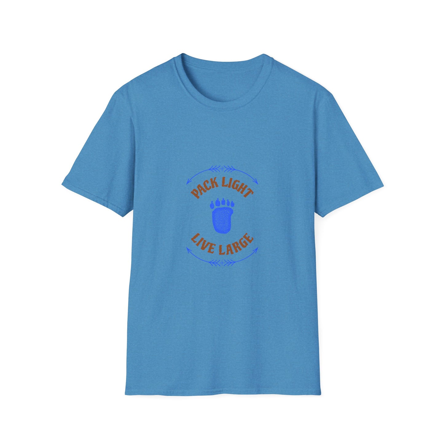 Pack Light, Live Large | Adventure-Inspired Camping T-Shirt for Backcountry Explorers