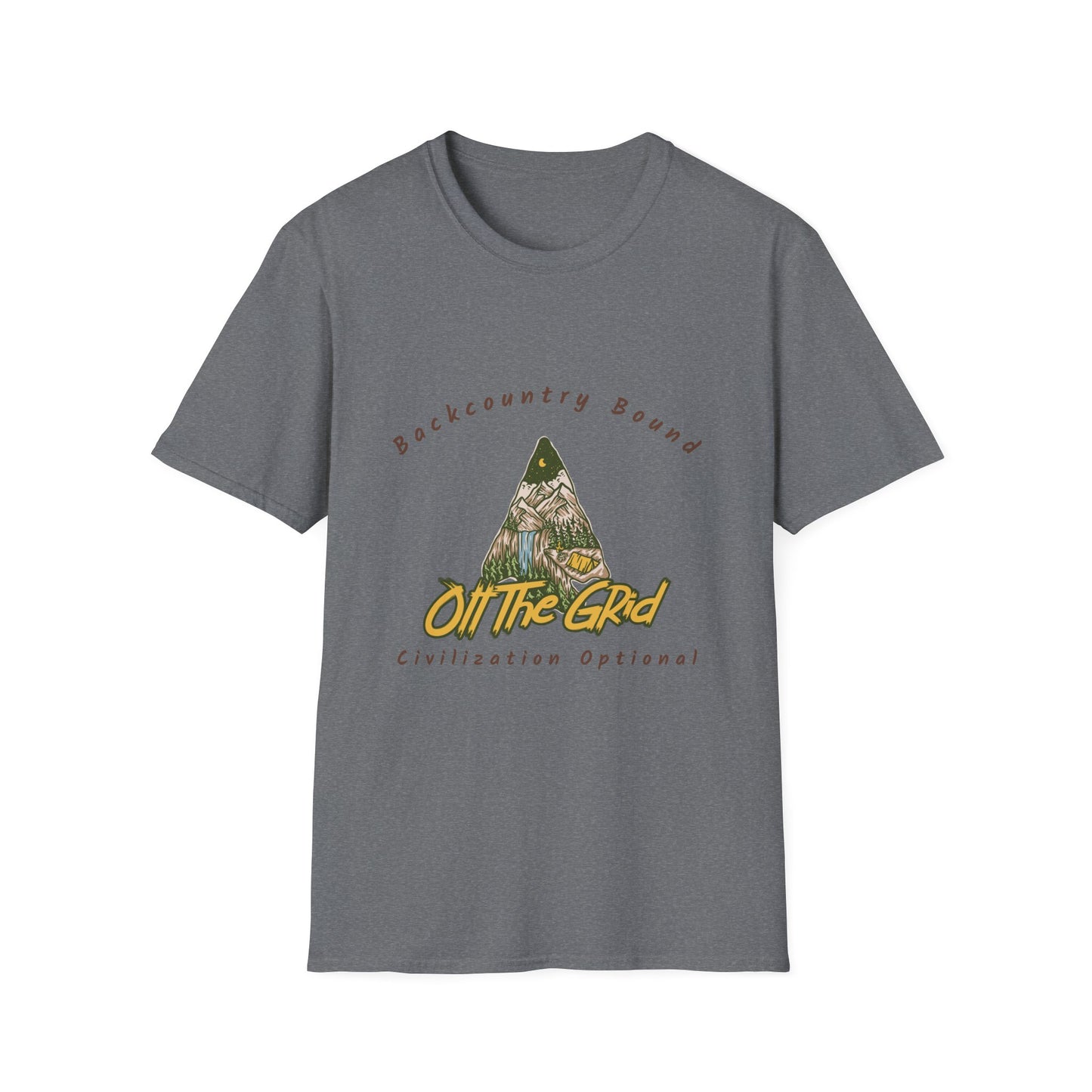 Backcountry Bound T-Shirt | Off-Grid Camping Tee for Outdoor Adventures