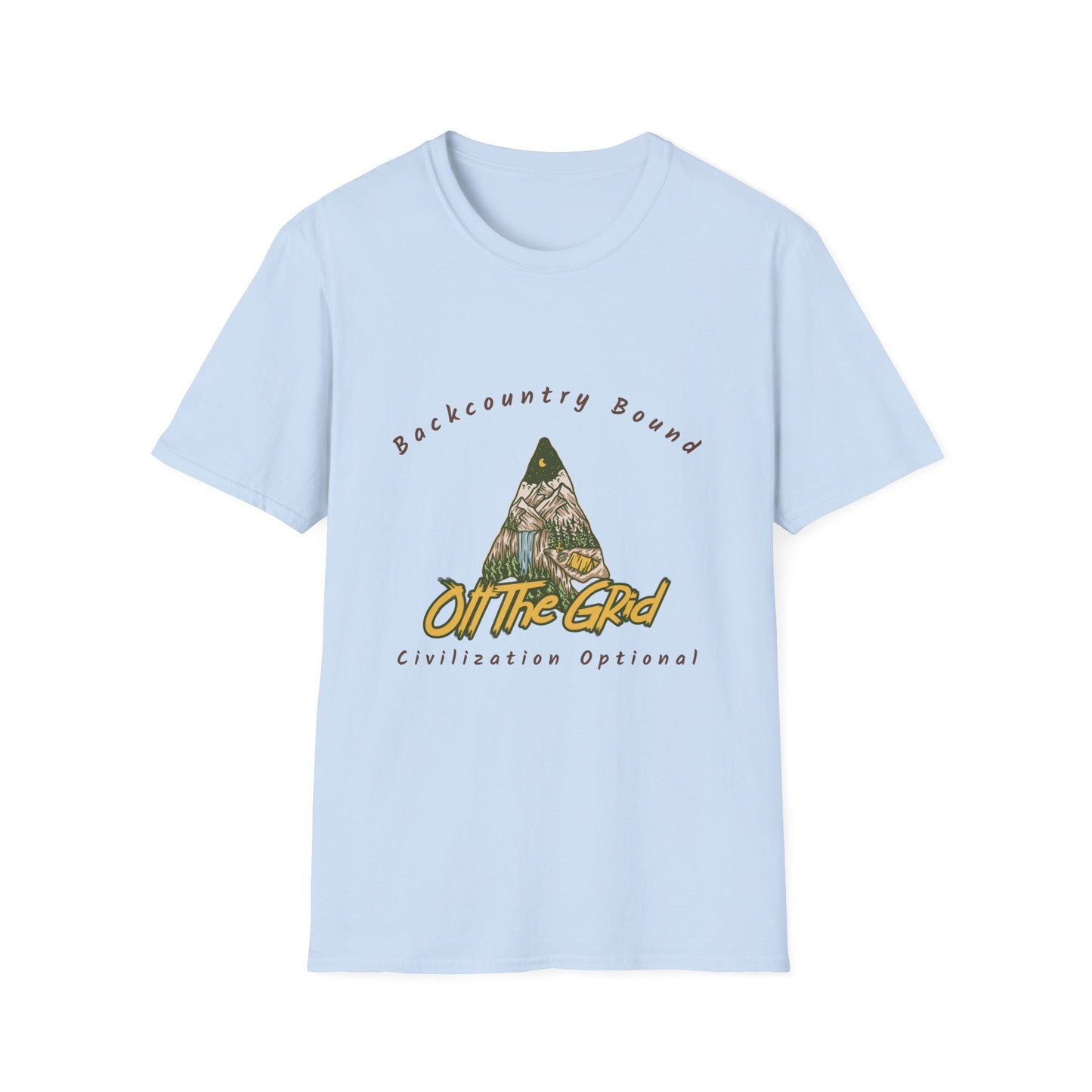 Backcountry Bound T-Shirt | Off-Grid Camping Tee for Outdoor Adventures