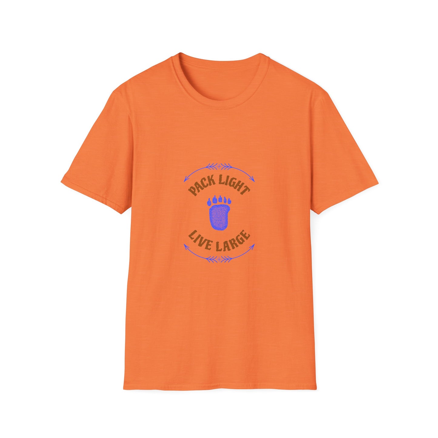 Pack Light, Live Large | Adventure-Inspired Camping T-Shirt for Backcountry Explorers