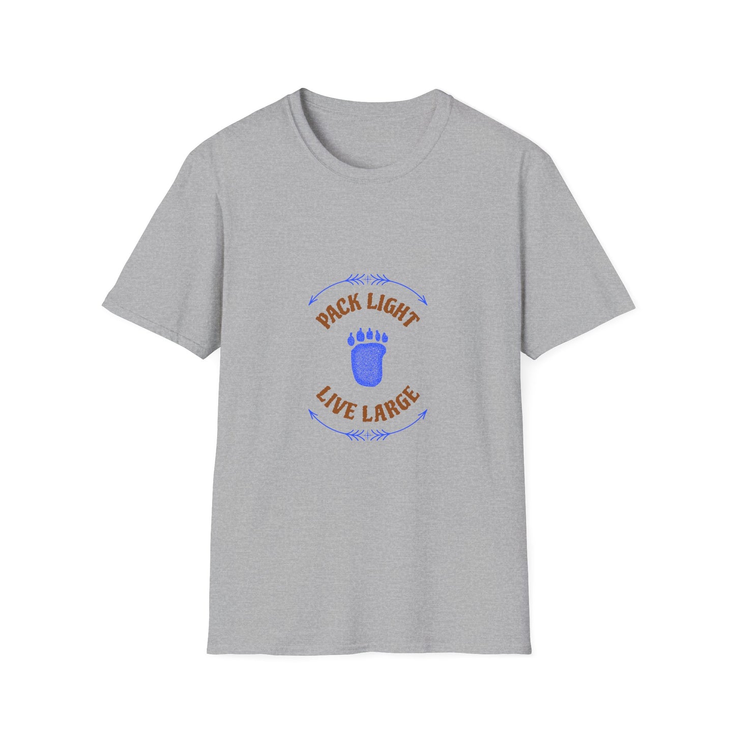 Pack Light, Live Large | Adventure-Inspired Camping T-Shirt for Backcountry Explorers