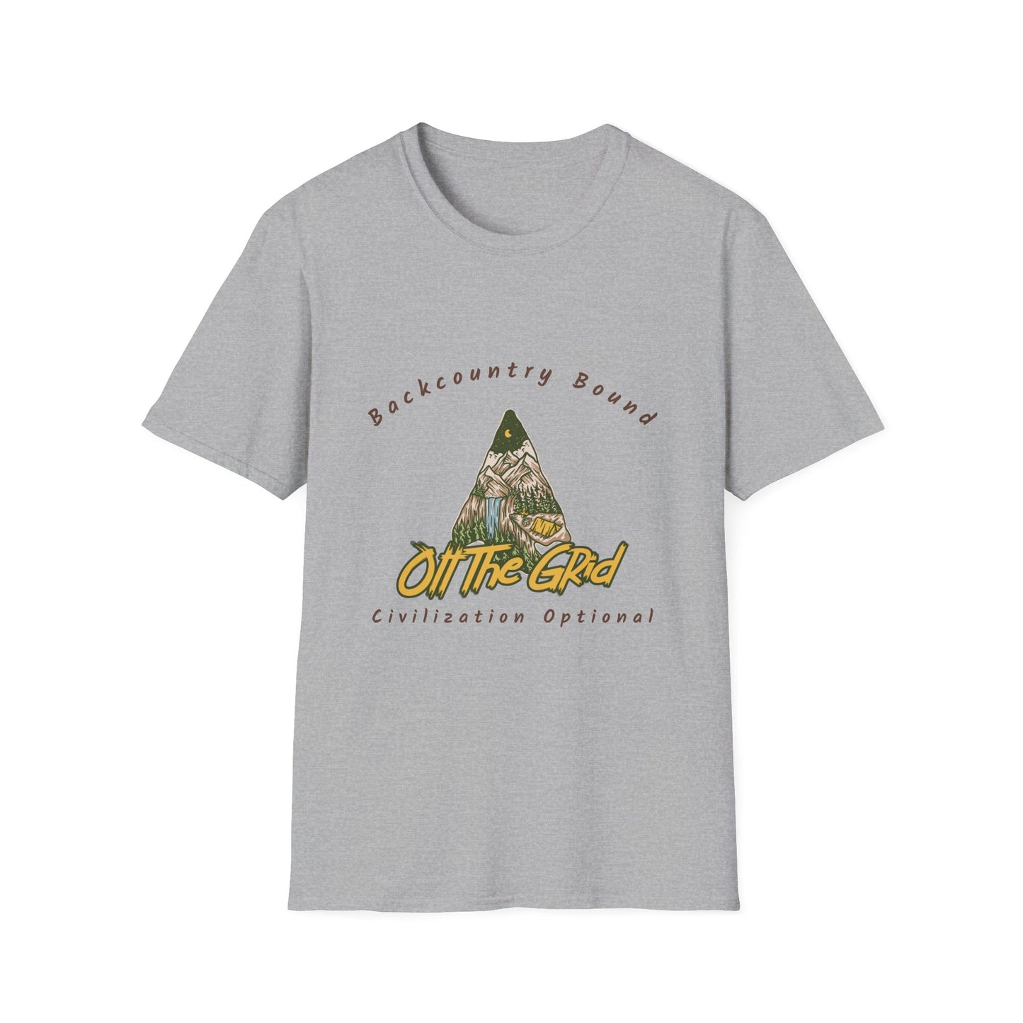 Backcountry Bound T-Shirt | Off-Grid Camping Tee for Outdoor Adventures