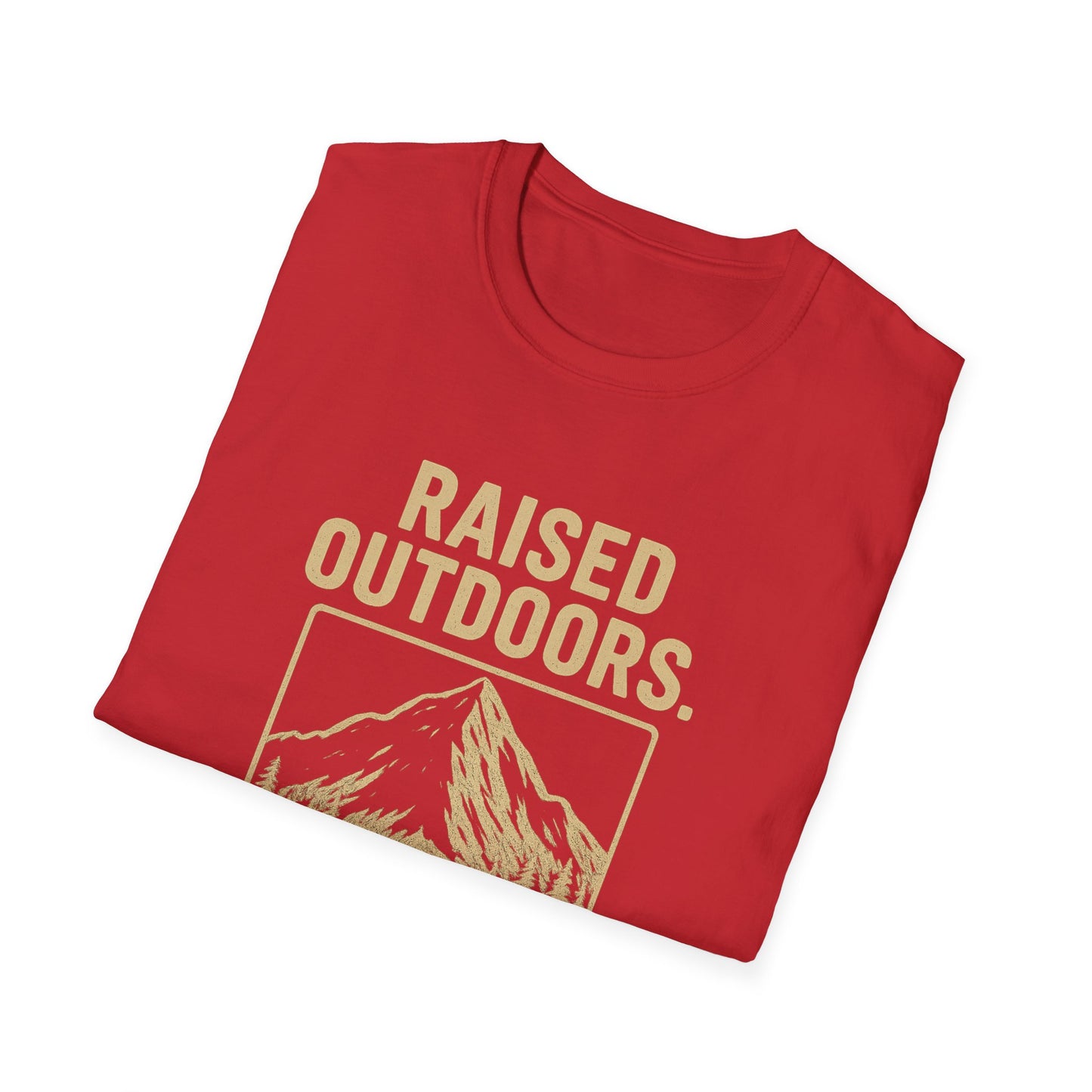 Raised Outdoors. Raised Right. | T-Shirt