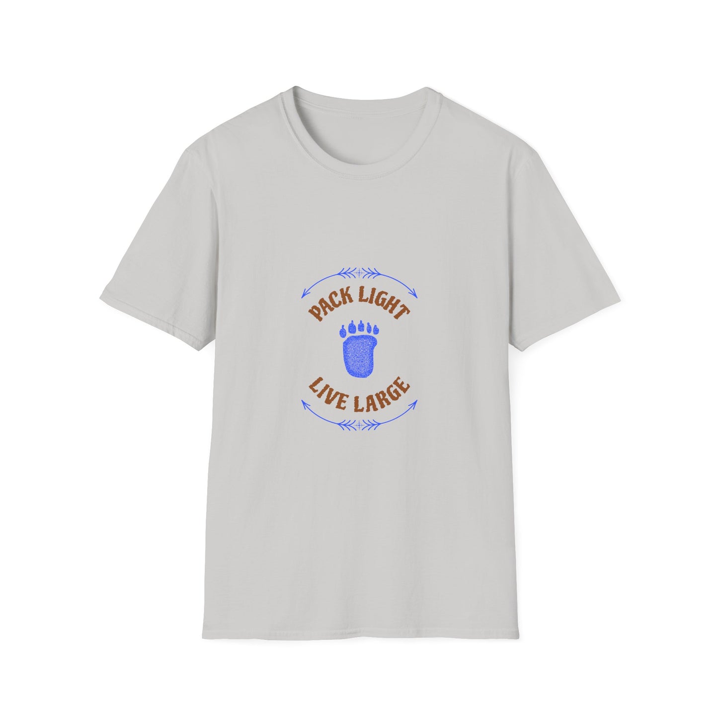 Pack Light, Live Large | Adventure-Inspired Camping T-Shirt for Backcountry Explorers
