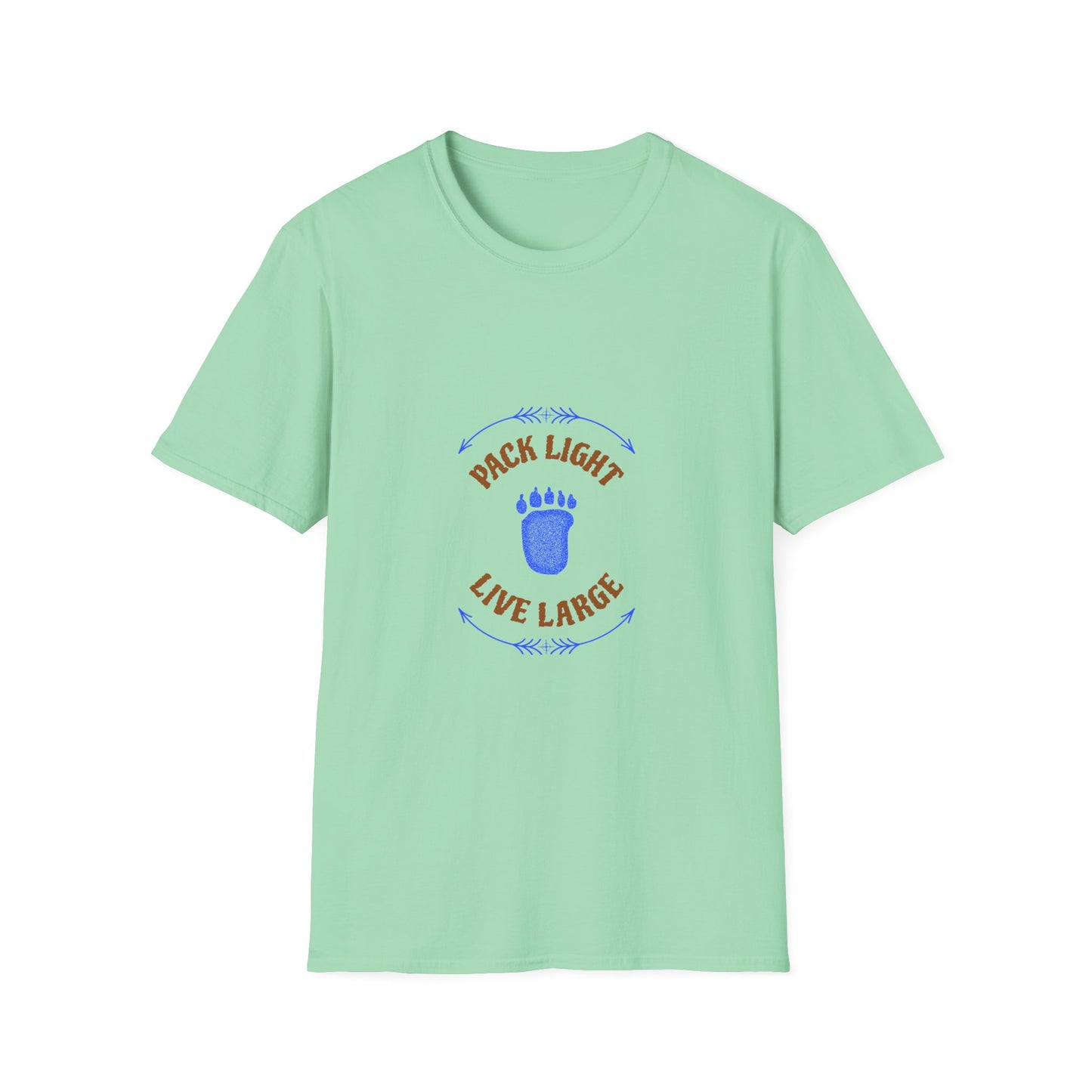 Pack Light, Live Large | Adventure-Inspired Camping T-Shirt for Backcountry Explorers