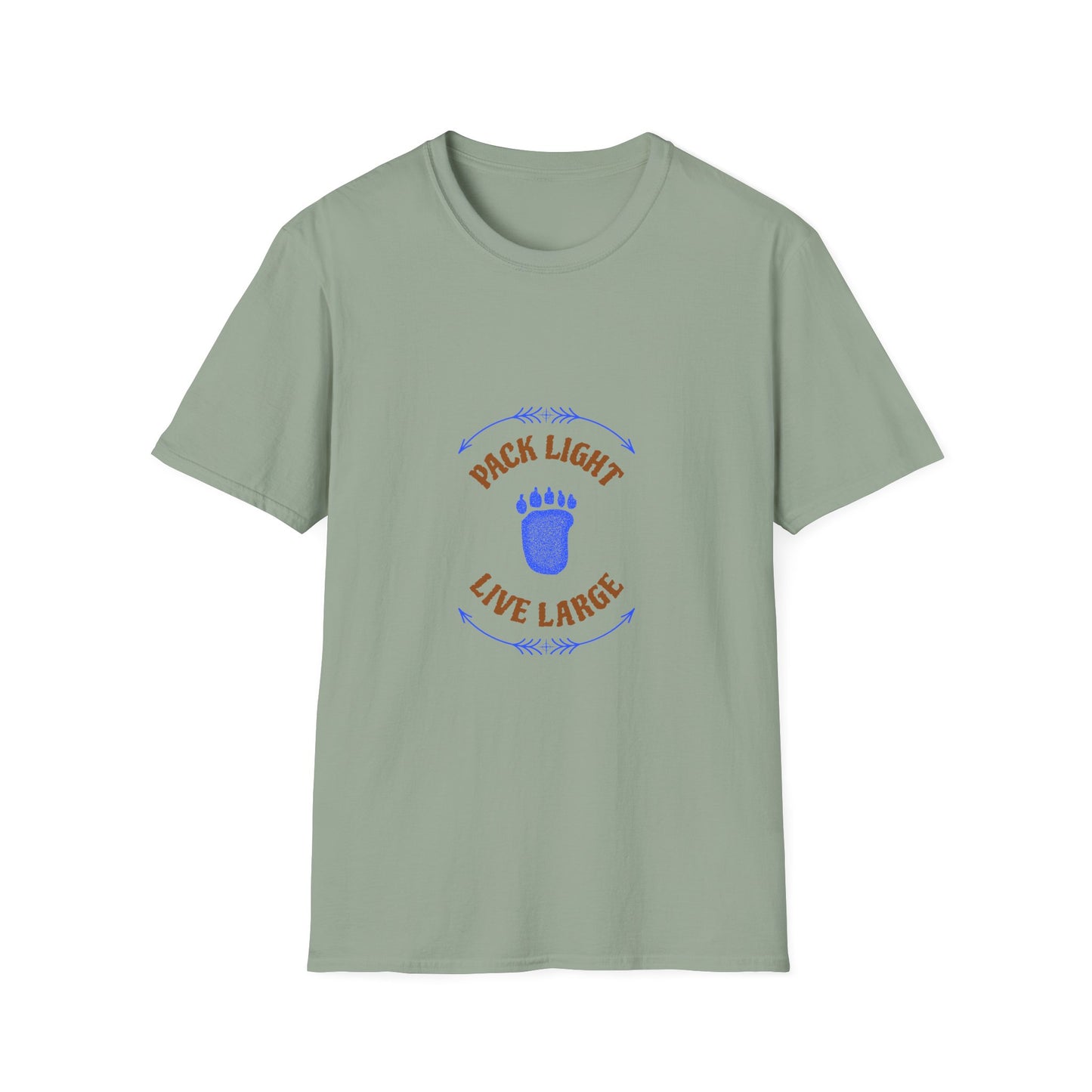 Pack Light, Live Large | Adventure-Inspired Camping T-Shirt for Backcountry Explorers
