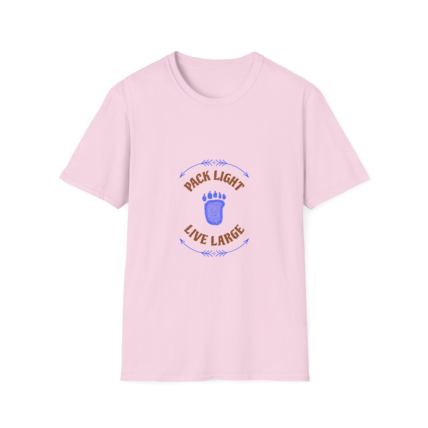 Pack Light, Live Large | Adventure-Inspired Camping T-Shirt for Backcountry Explorers