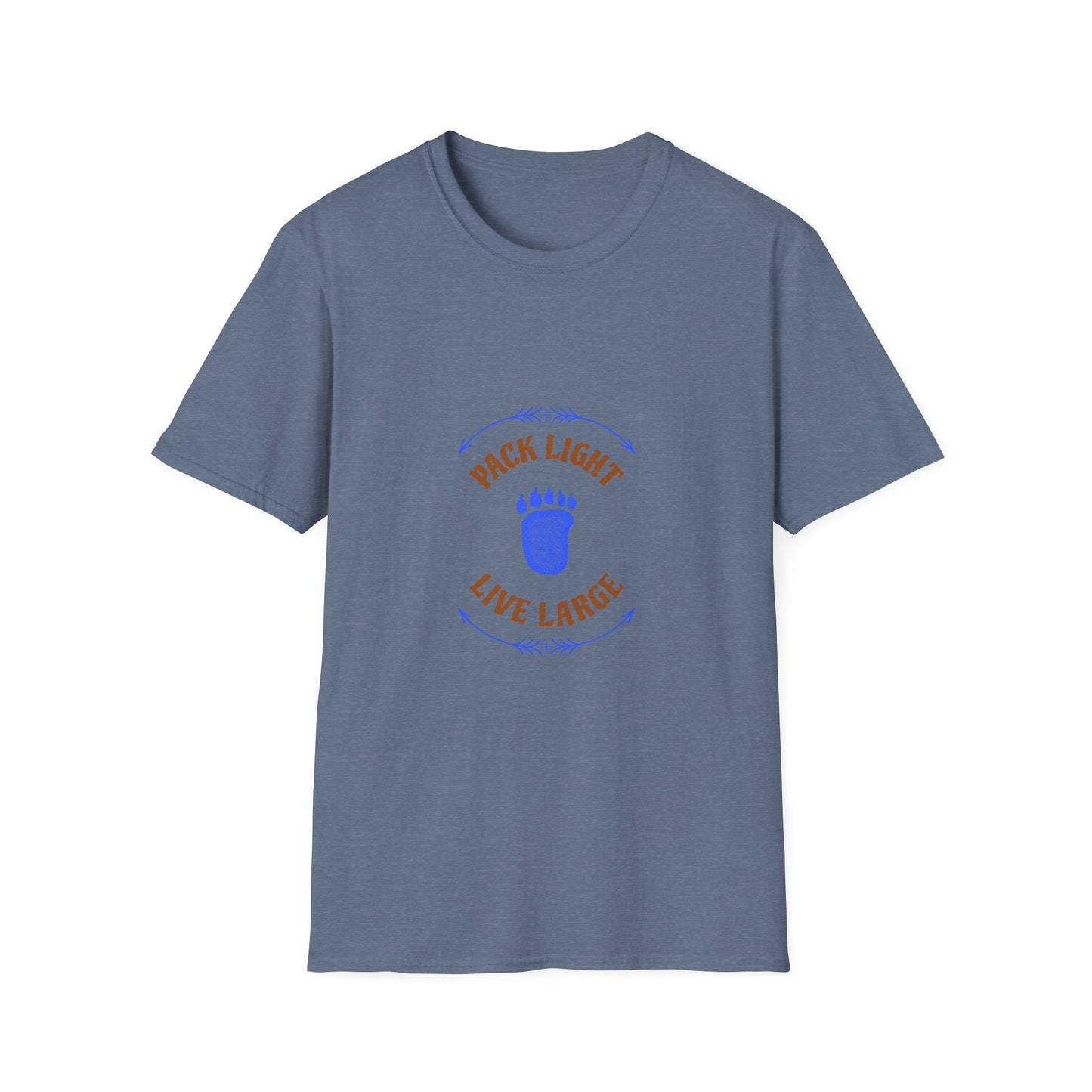 Pack Light, Live Large | Adventure-Inspired Camping T-Shirt for Backcountry Explorers