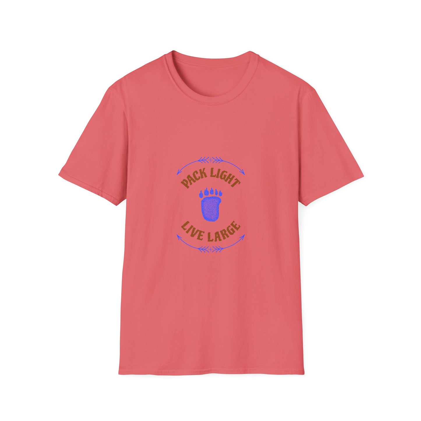 Pack Light, Live Large | Adventure-Inspired Camping T-Shirt for Backcountry Explorers