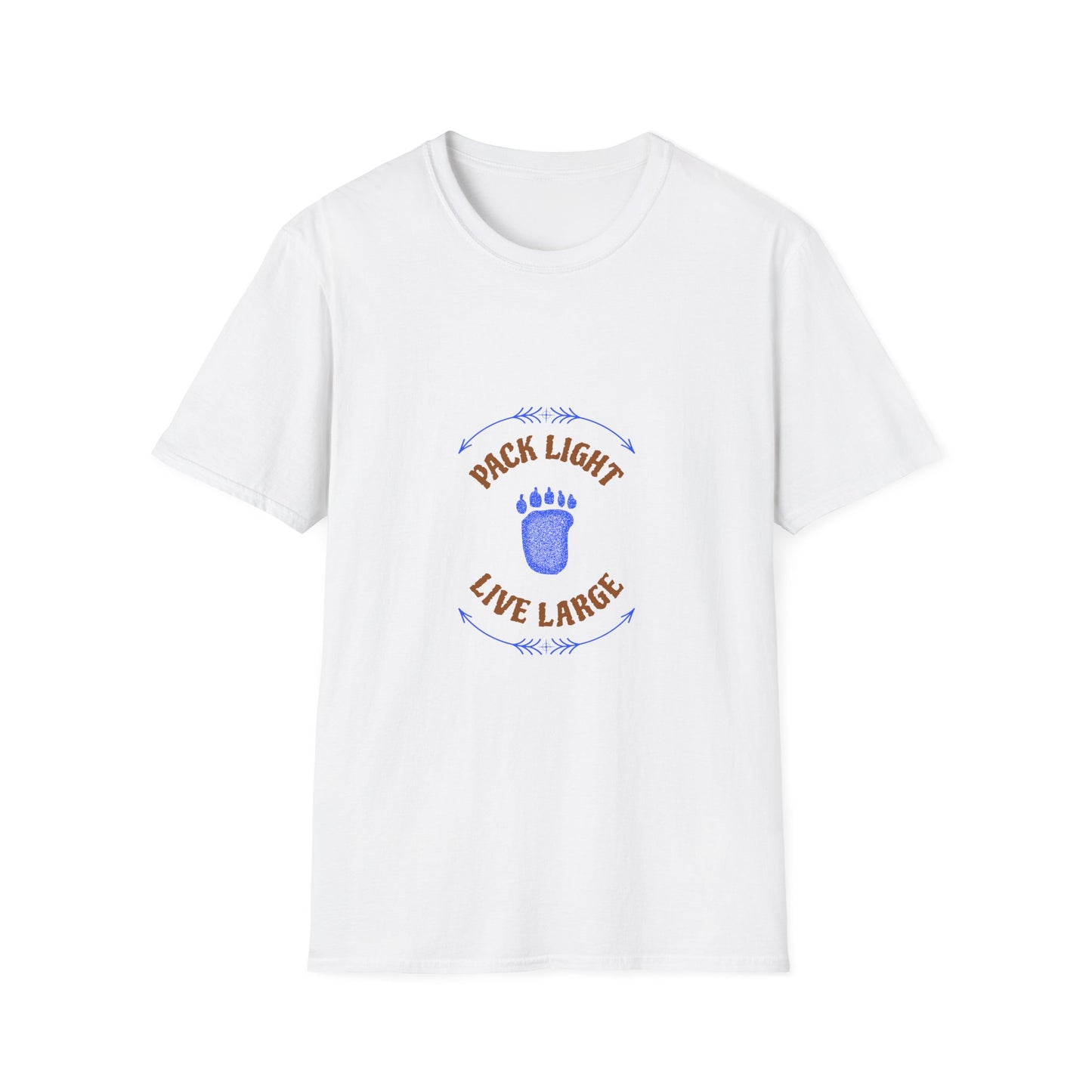 Pack Light, Live Large | Adventure-Inspired Camping T-Shirt for Backcountry Explorers