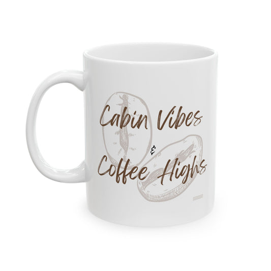Cabin Vibes and Coffee Highs – Rustic Adventure Mug for Outdoor Lovers
