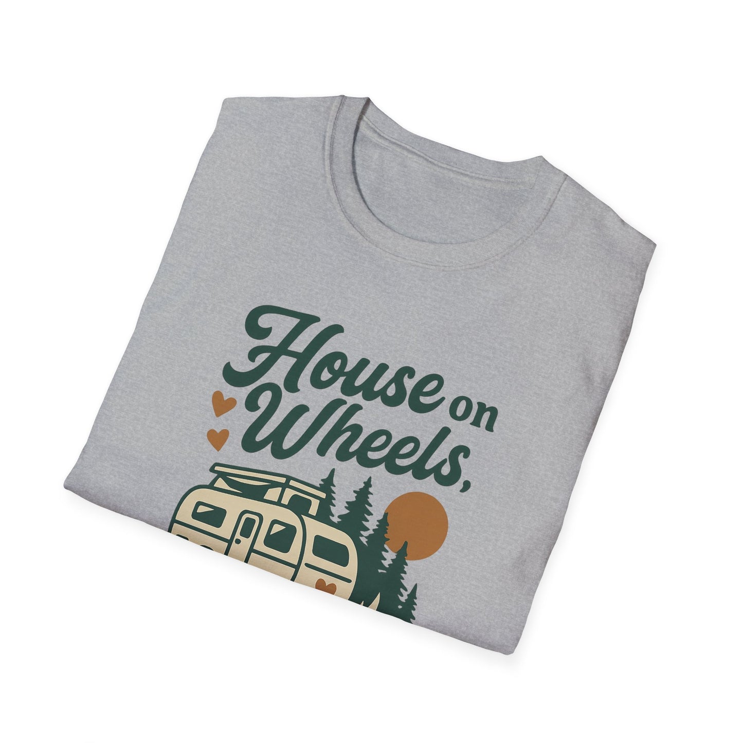 House on Wheels, Heart in Nature | T-Shirt