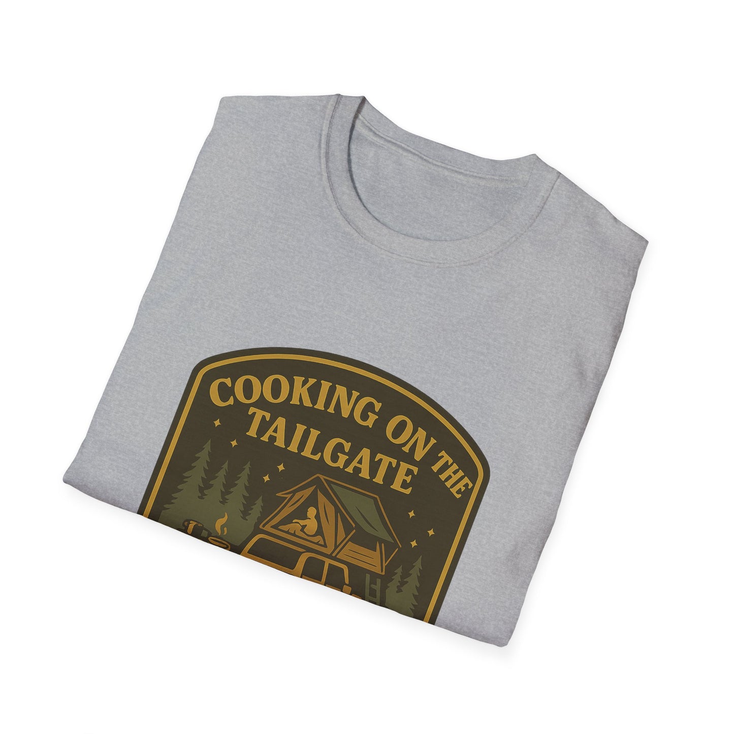 Cooking on the Tailgate Sleeping on the Roof | T-Shirt