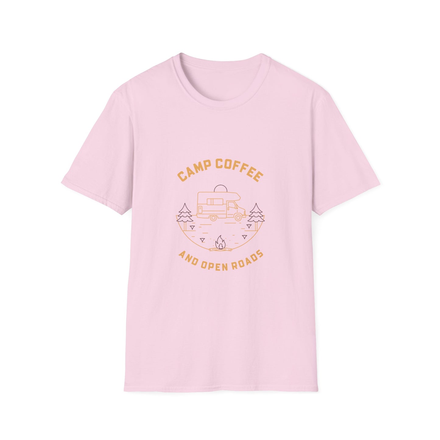 Camp Coffee and Open Roads | T-Shirt