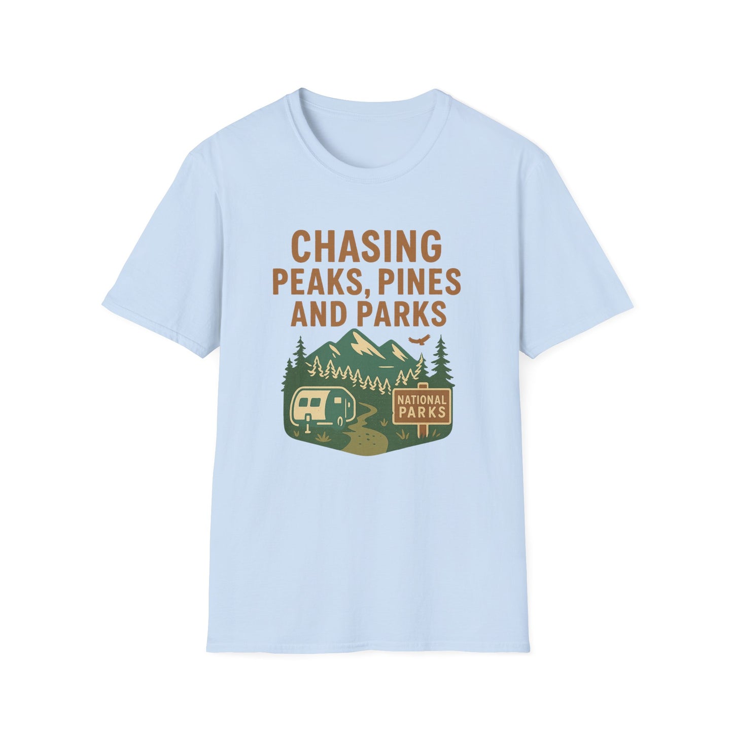 Chasing Peaks, Pines and Parks | T-Shirt