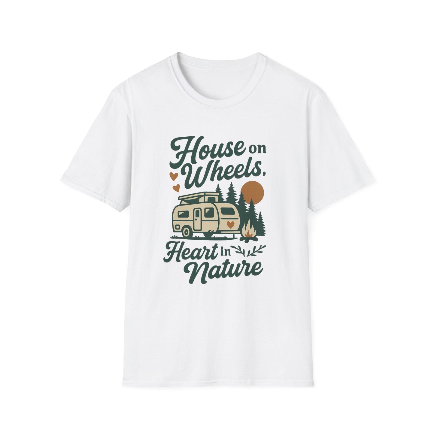 House on Wheels, Heart in Nature | T-Shirt
