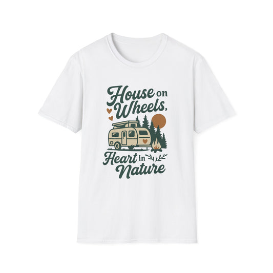 House on Wheels, Heart in Nature | T-Shirt