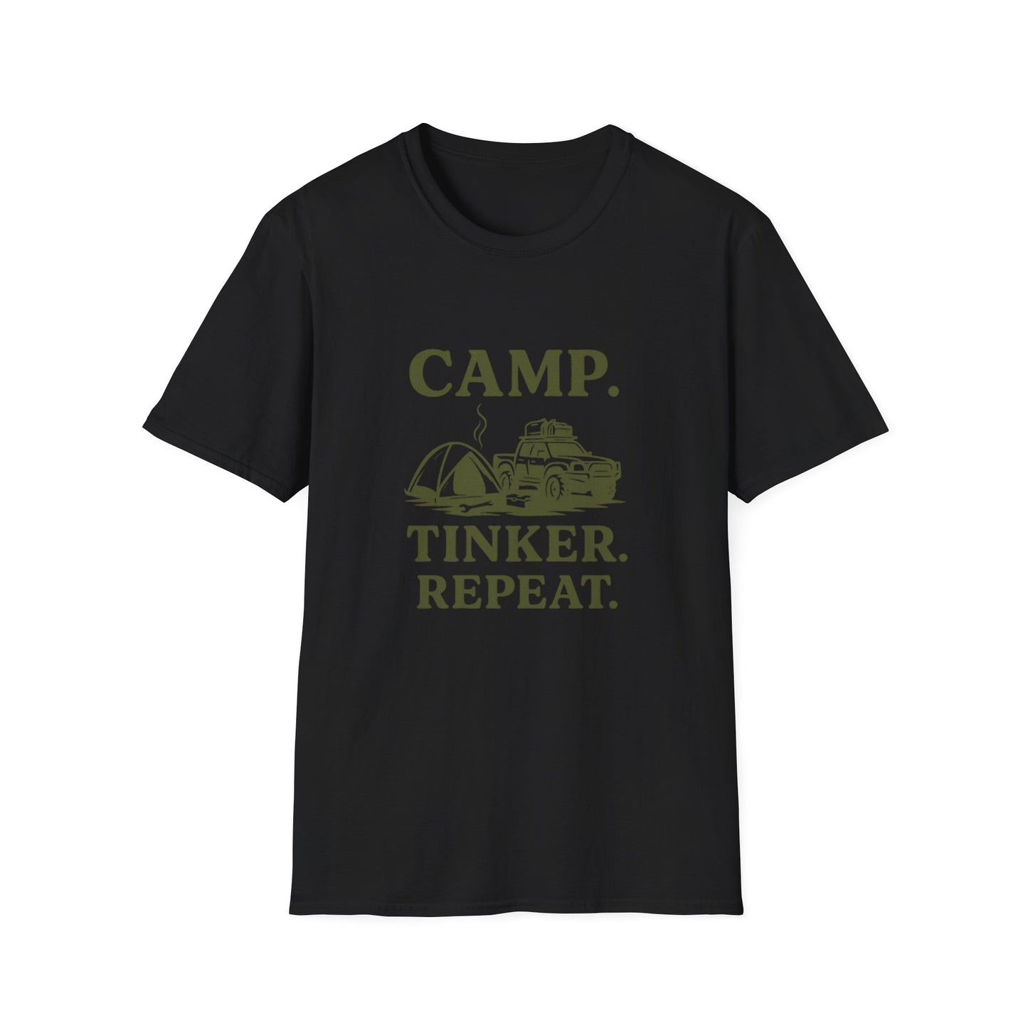 Camp. Tinker. Repeat. | T-Shirt