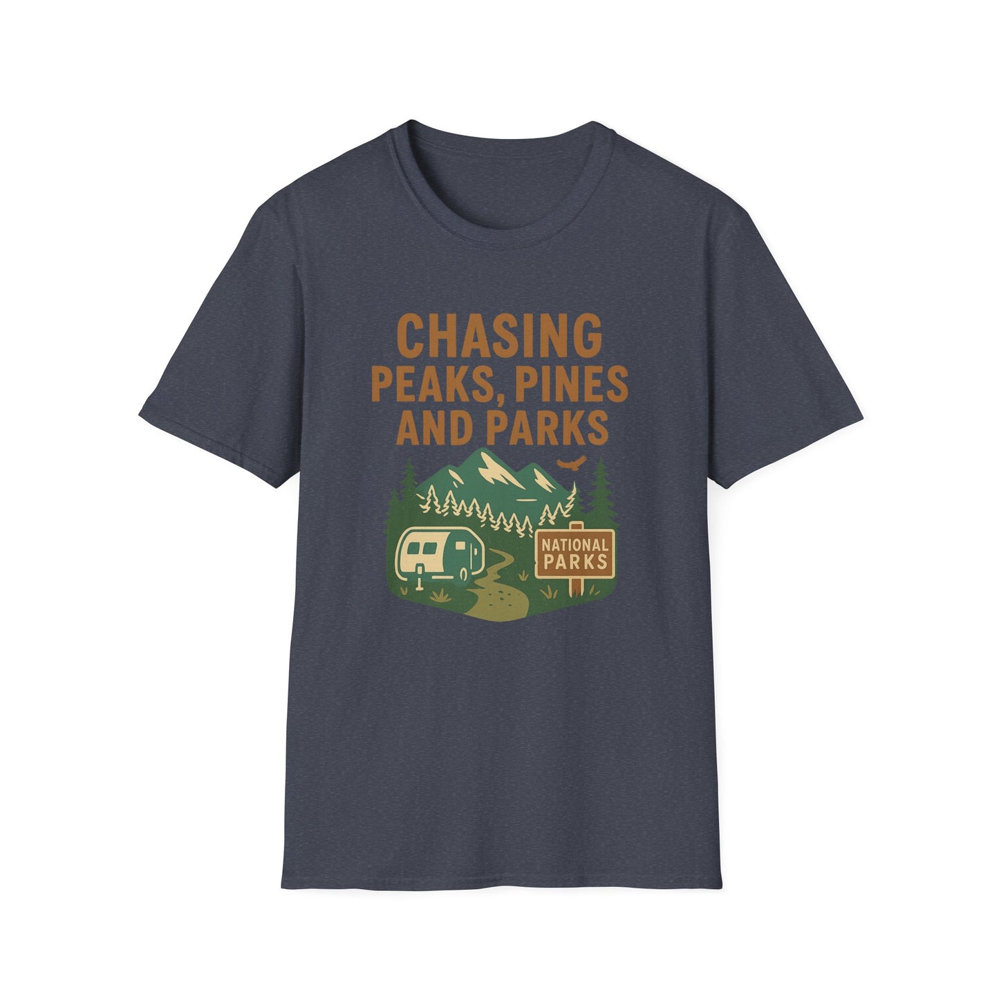 Chasing Peaks, Pines and Parks | T-Shirt