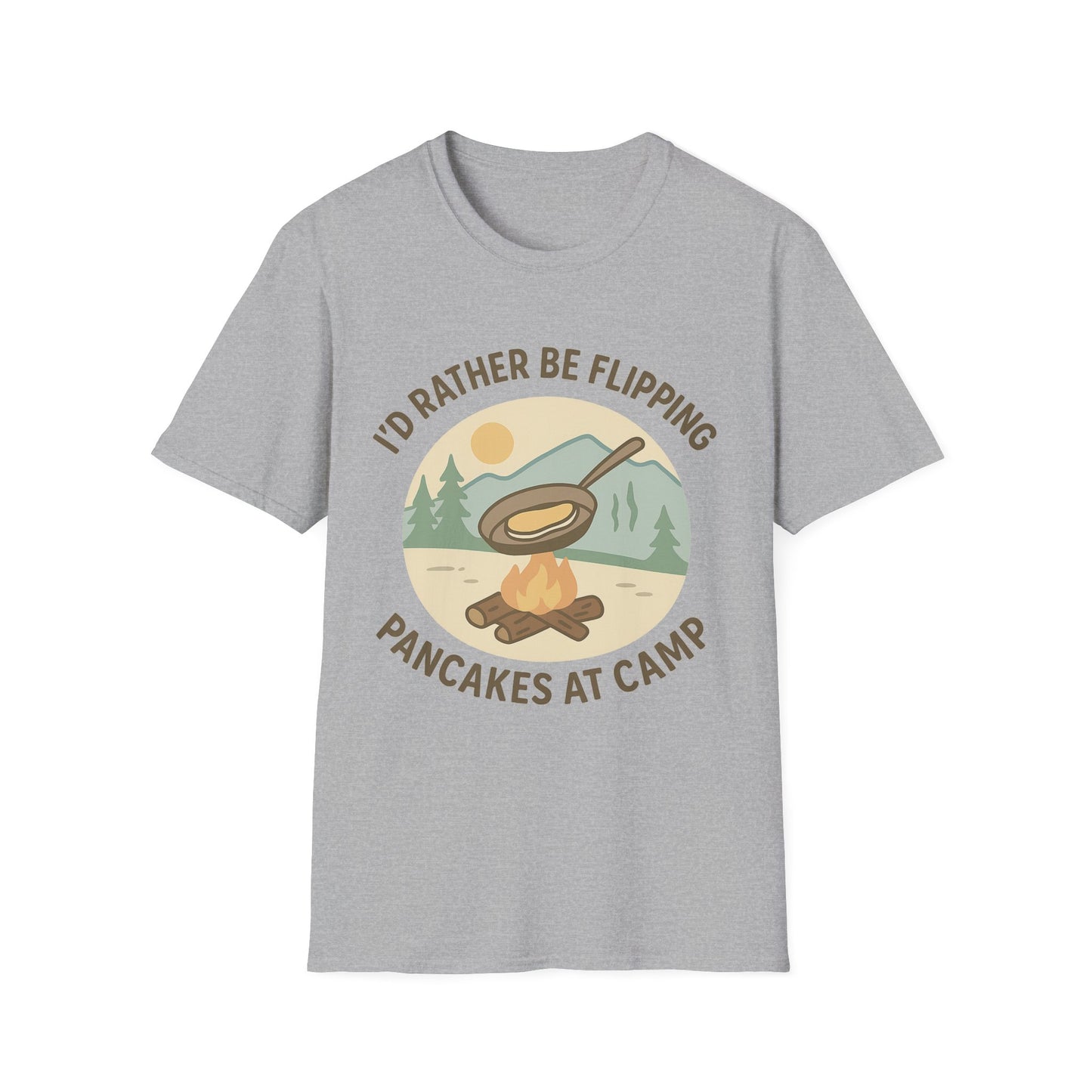 I'd Rather Be Flipping Pancakes At Camp | T-Shirt