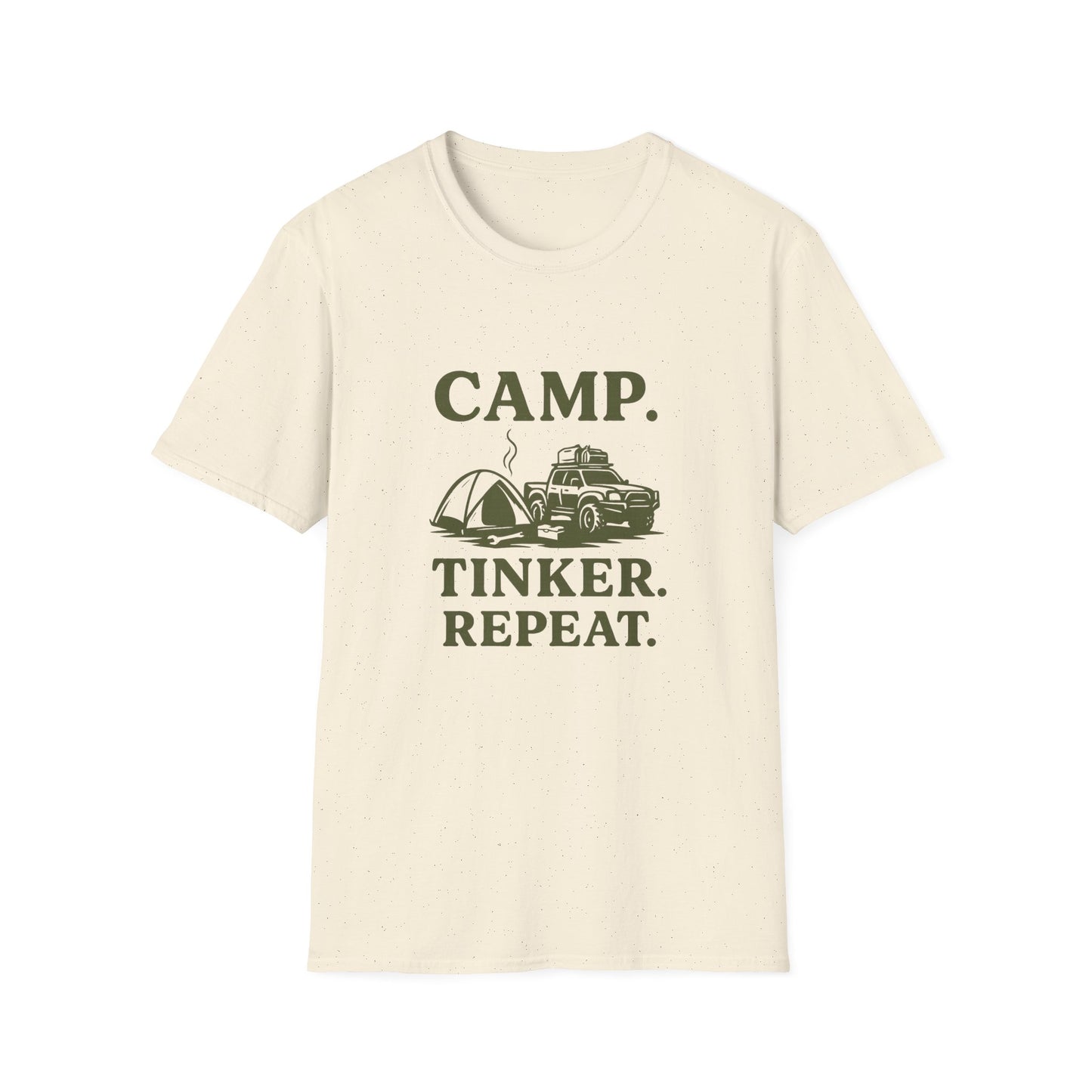 Camp. Tinker. Repeat. | T-Shirt