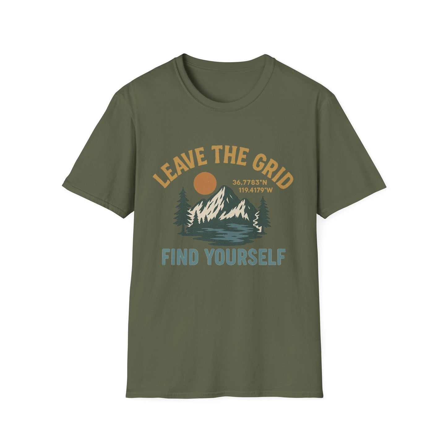 Leave the Grid, Find Yourself | T-Shirt