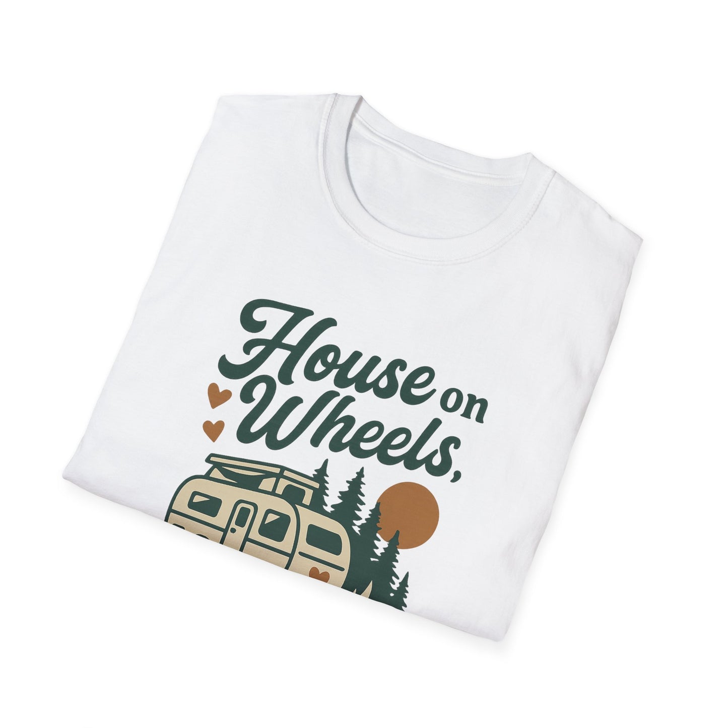 House on Wheels, Heart in Nature | T-Shirt