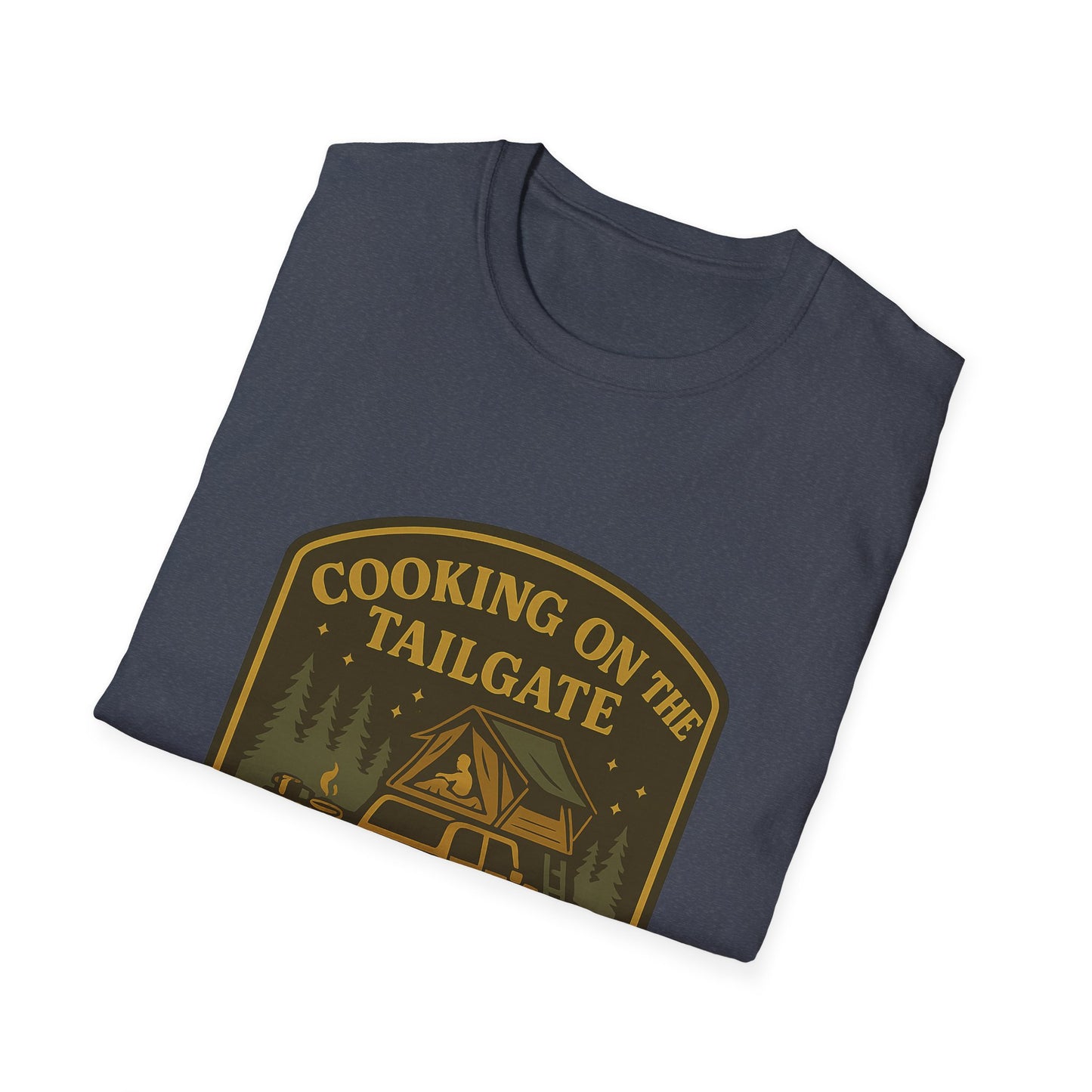Cooking on the Tailgate Sleeping on the Roof | T-Shirt