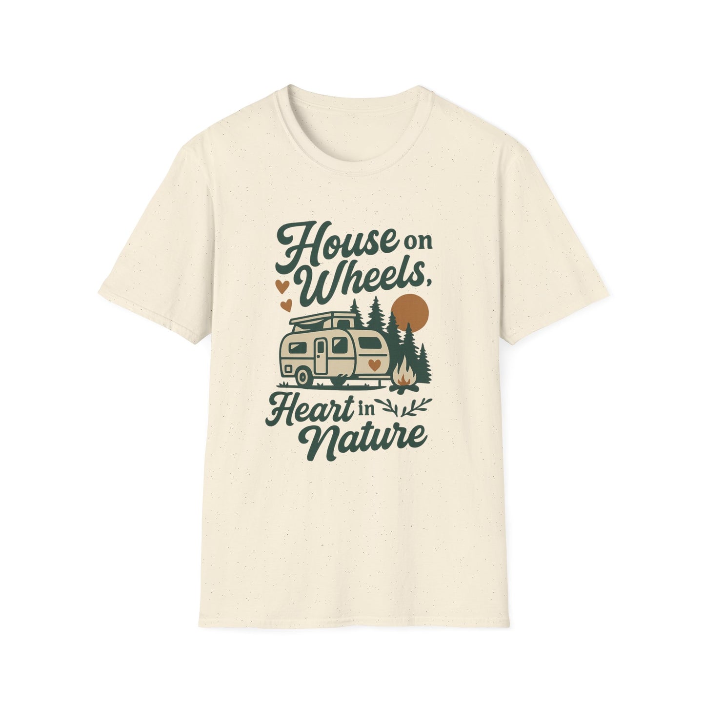 House on Wheels, Heart in Nature | T-Shirt