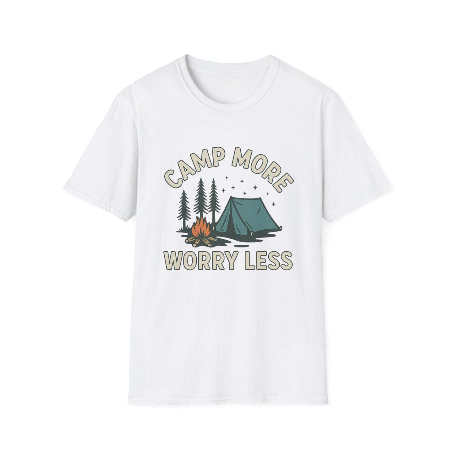 Camp More, Worry Less | T-Shirt
