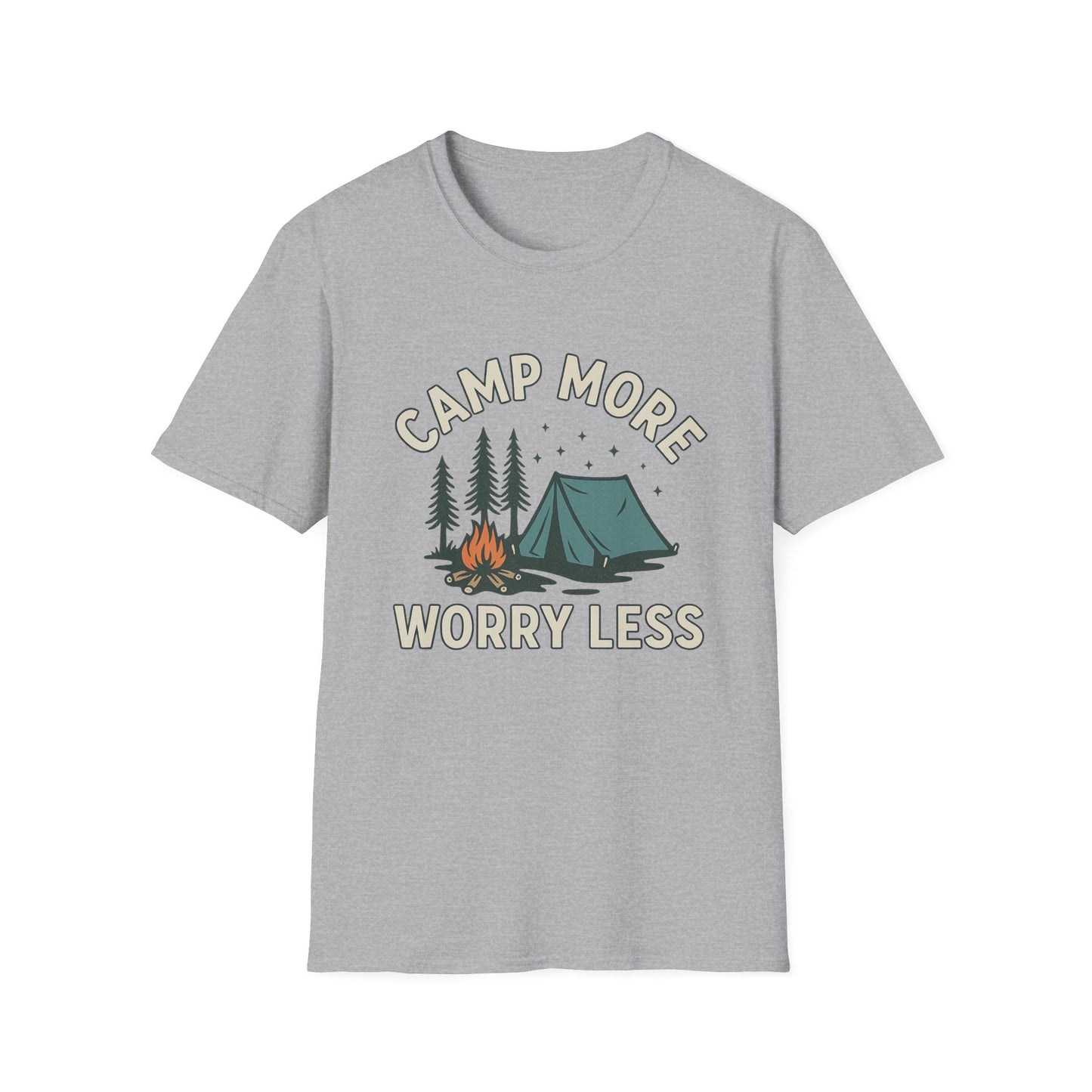 Camp More, Worry Less | T-Shirt