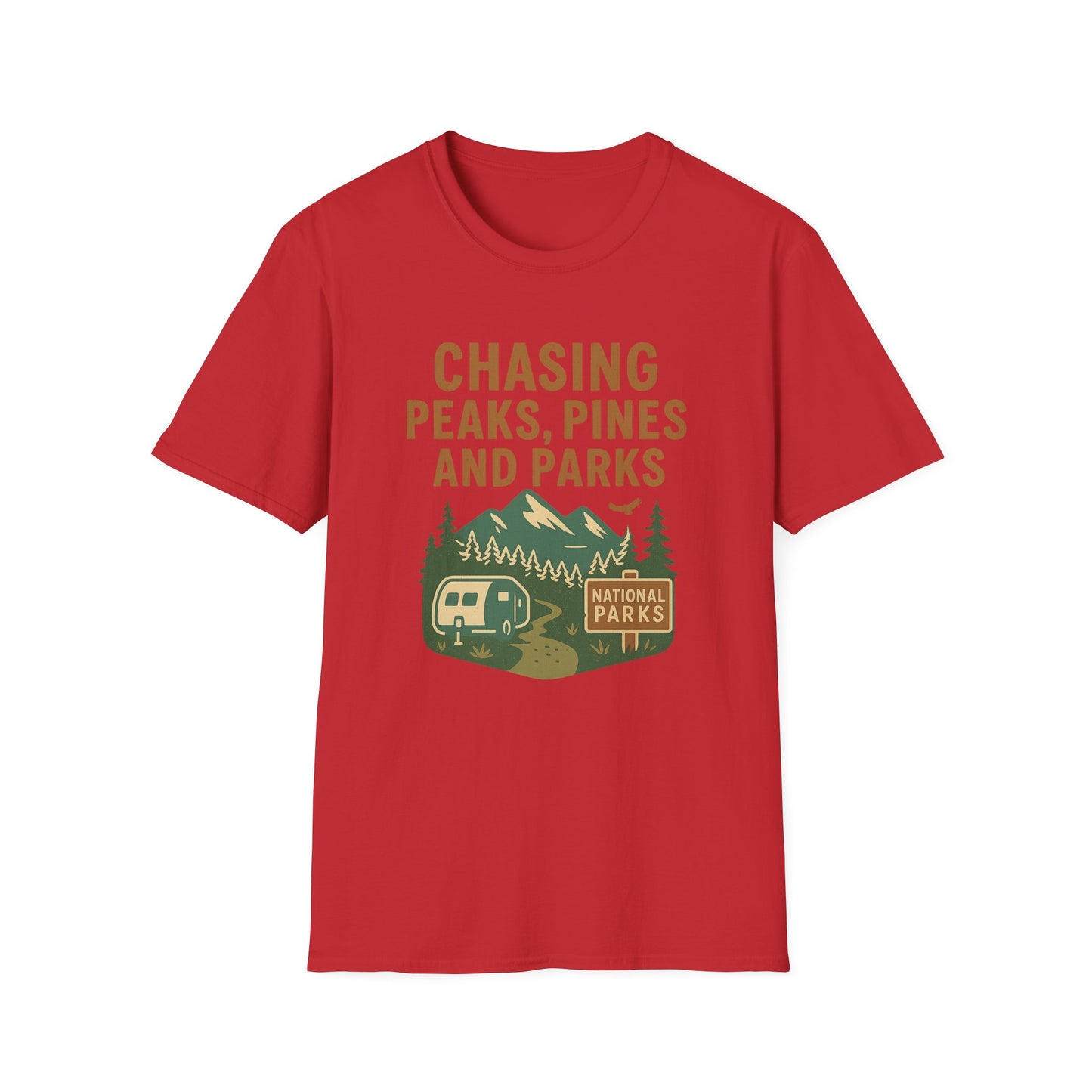 Chasing Peaks, Pines and Parks | T-Shirt