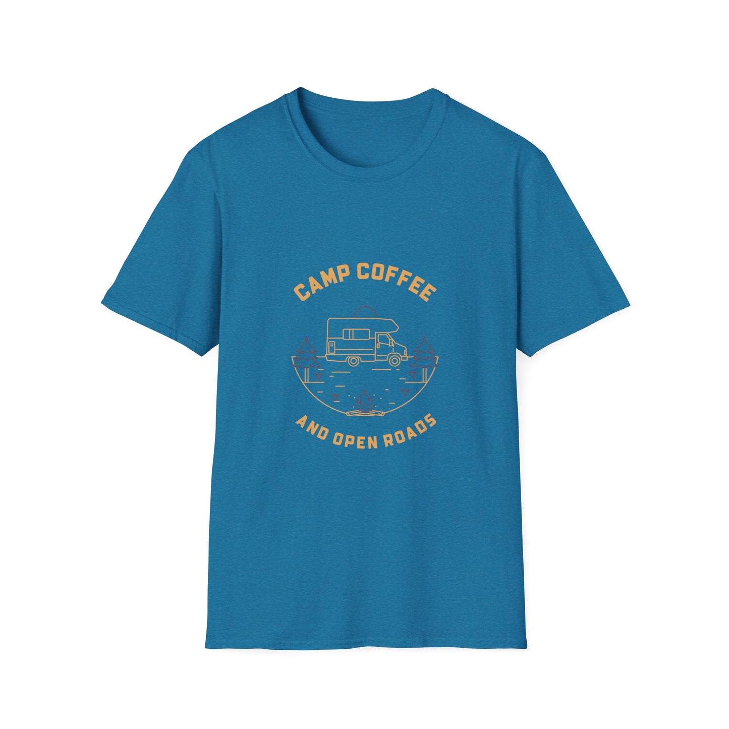 Camp Coffee and Open Roads | T-Shirt