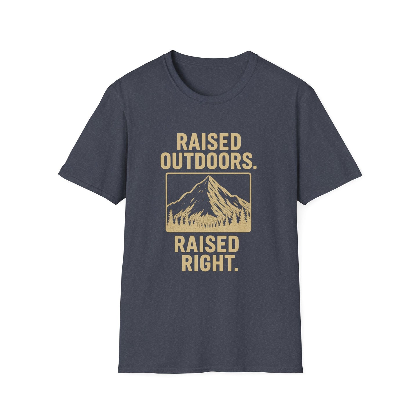 Raised Outdoors. Raised Right. | T-Shirt