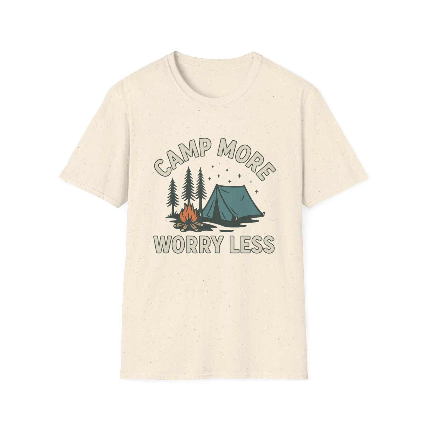 Camp More, Worry Less | T-Shirt