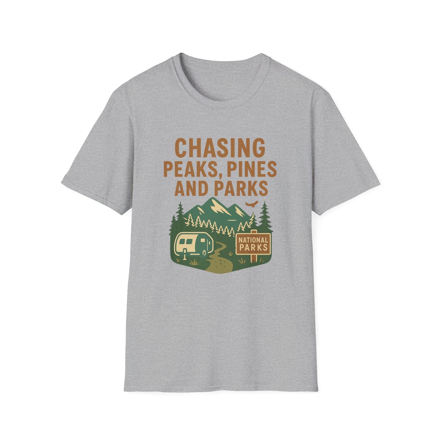 Chasing Peaks, Pines and Parks | T-Shirt