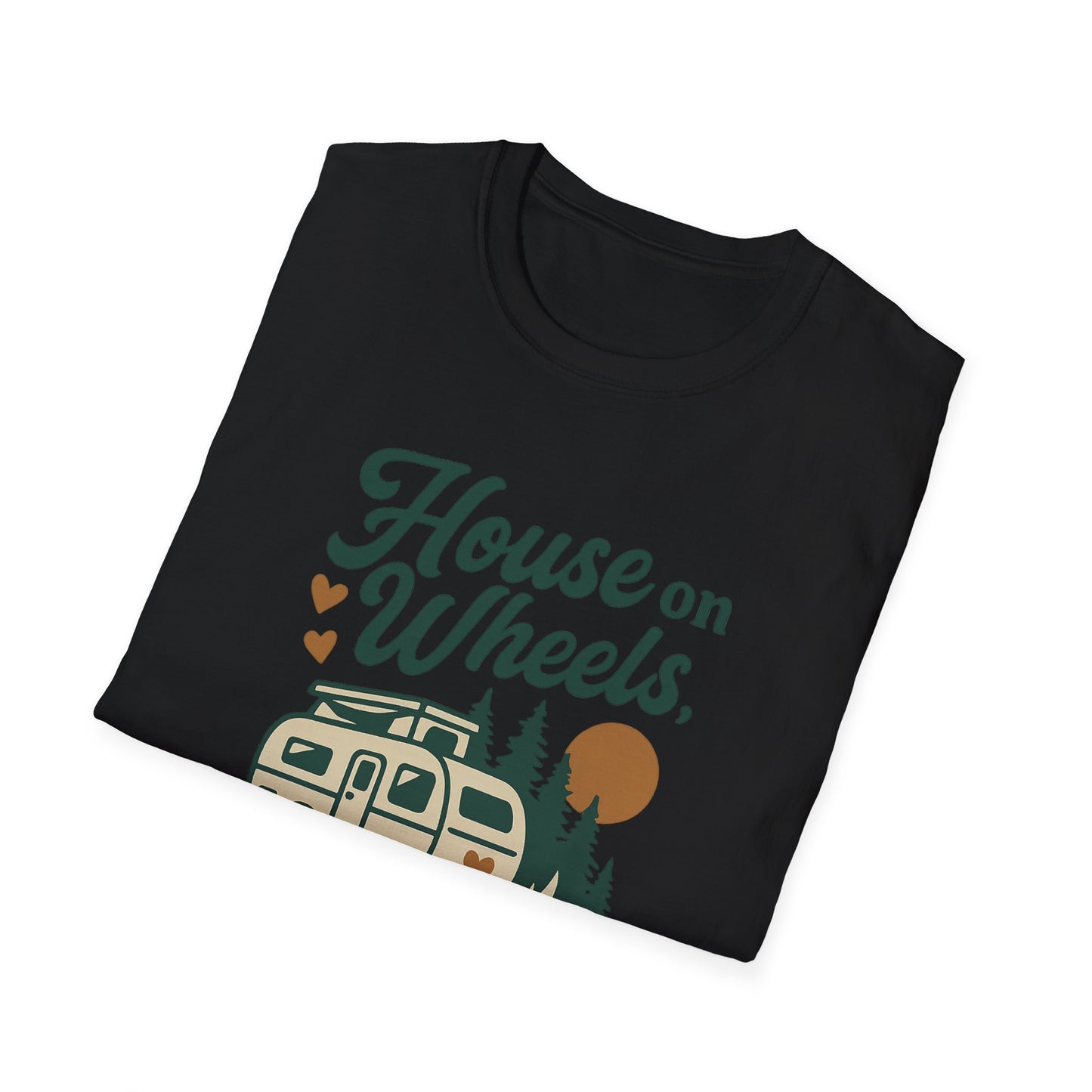 House on Wheels, Heart in Nature | T-Shirt