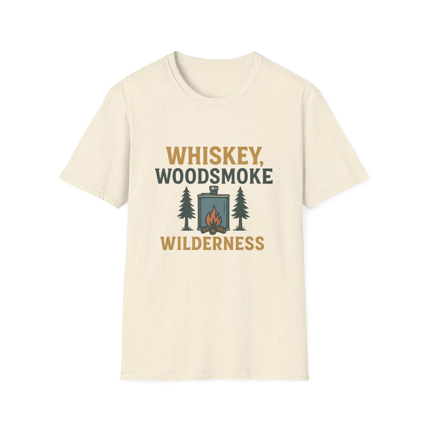 Whiskey, Woodsmoke, Wilderness | T-Shirt