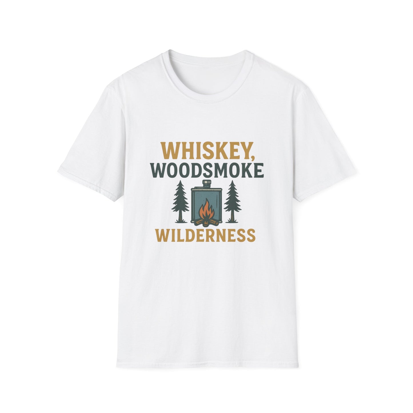 Whiskey, Woodsmoke, Wilderness | T-Shirt