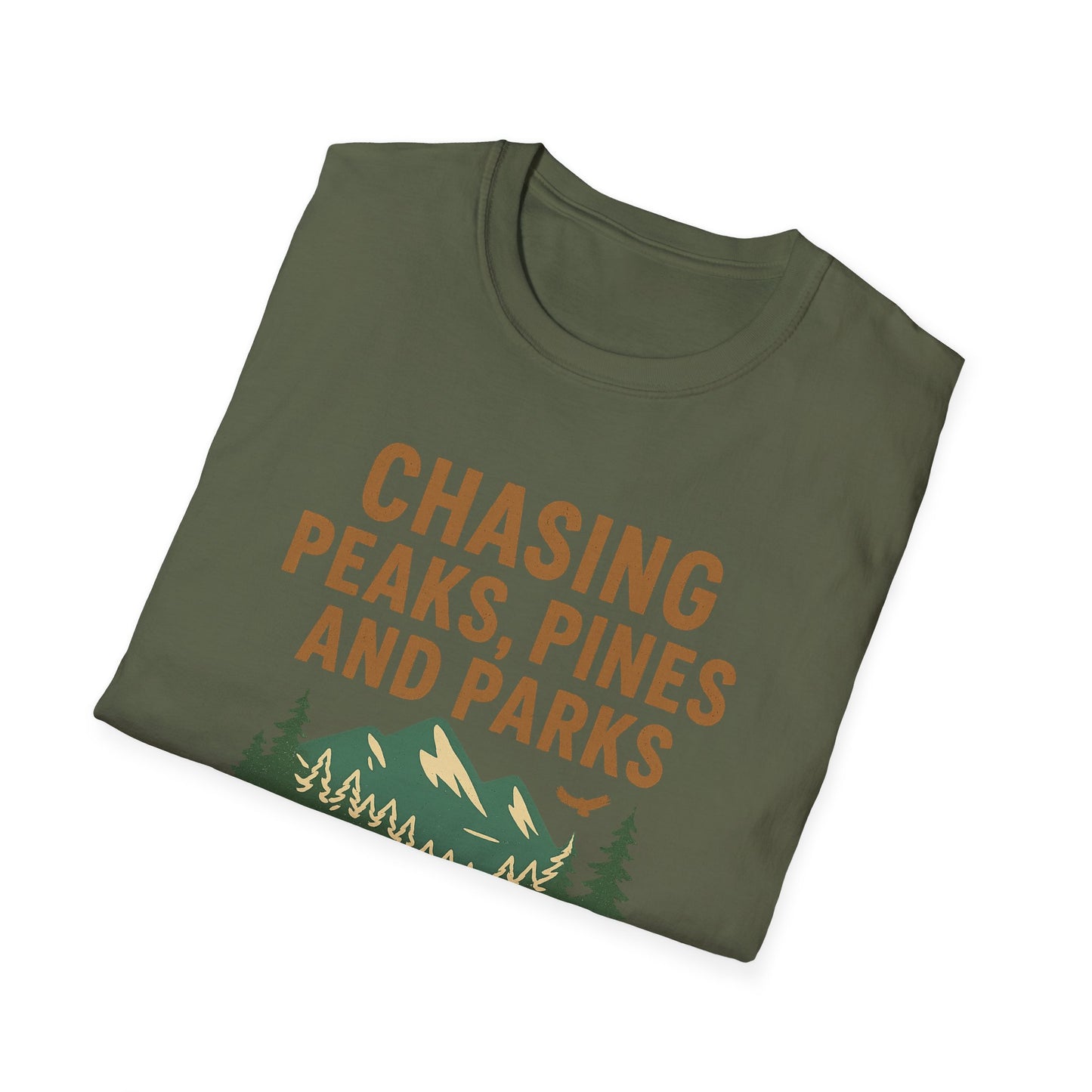 Chasing Peaks, Pines and Parks | T-Shirt