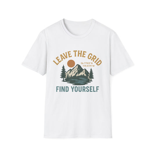 Leave the Grid, Find Yourself | T-Shirt
