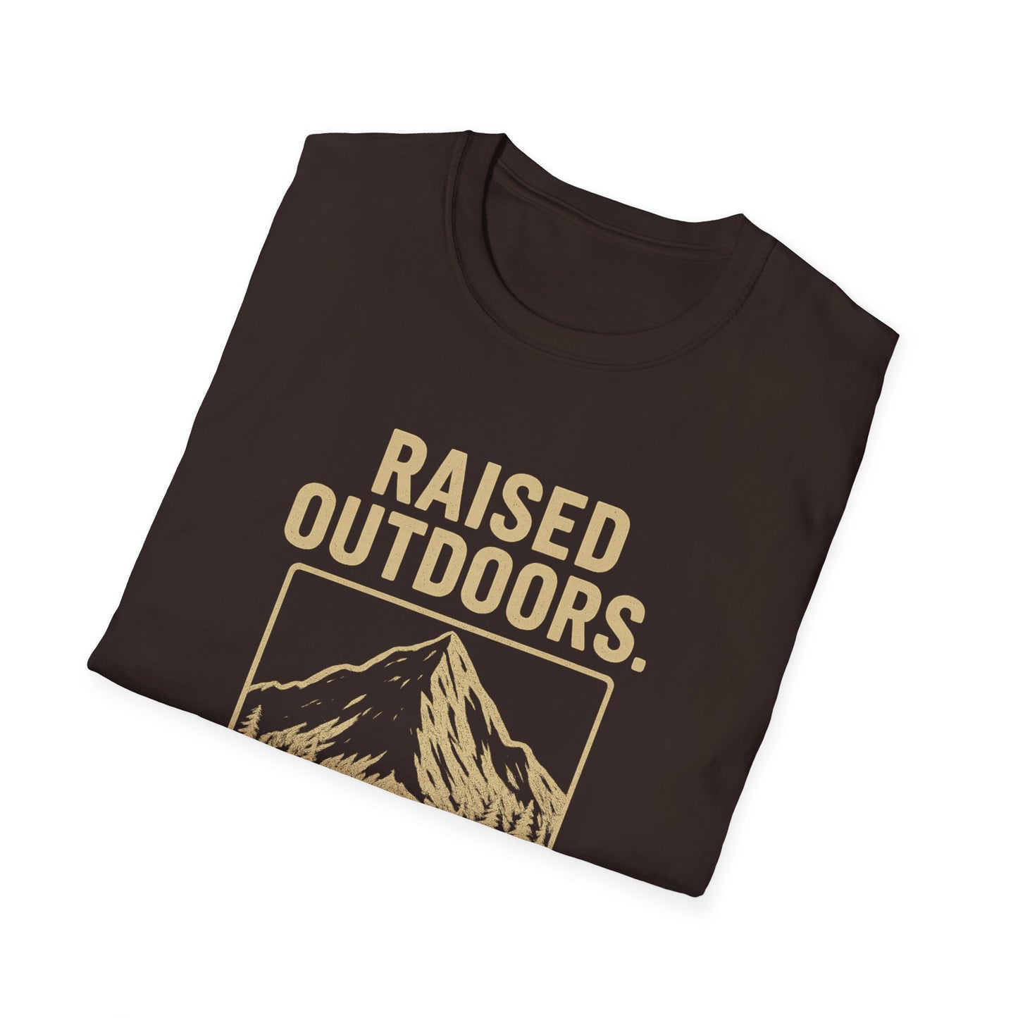 Raised Outdoors. Raised Right. | T-Shirt