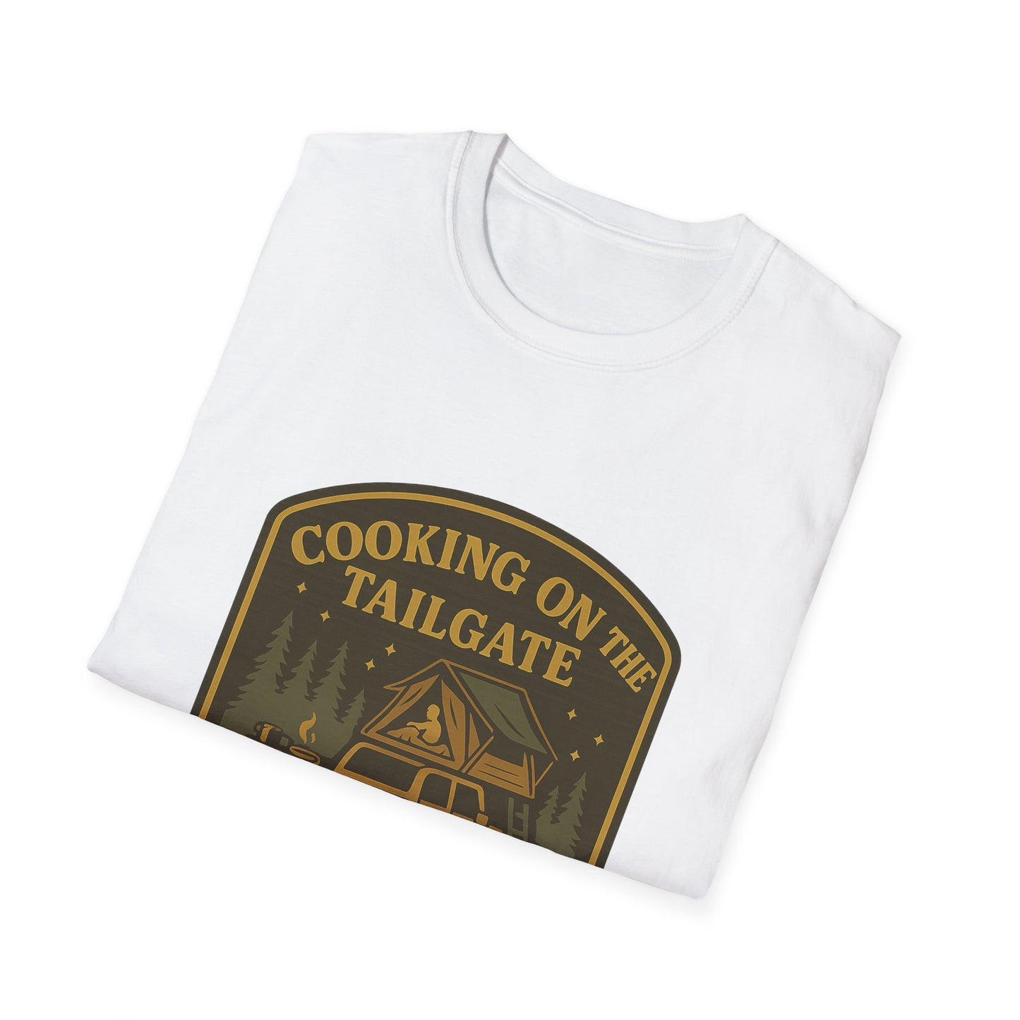 Cooking on the Tailgate Sleeping on the Roof | T-Shirt