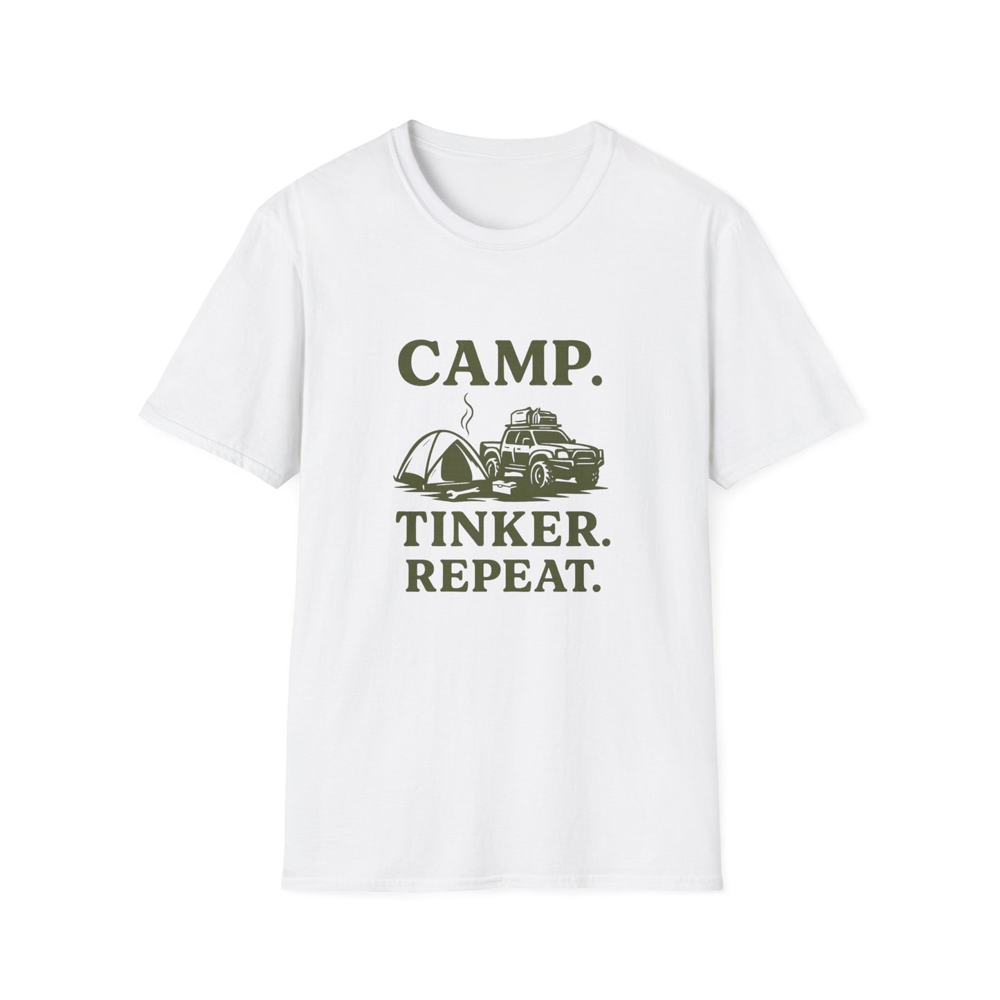 Camp. Tinker. Repeat. | T-Shirt