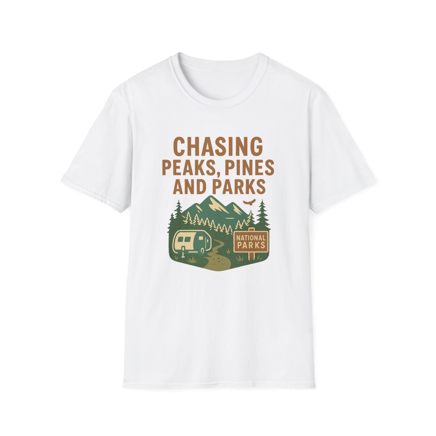Chasing Peaks, Pines and Parks | T-Shirt