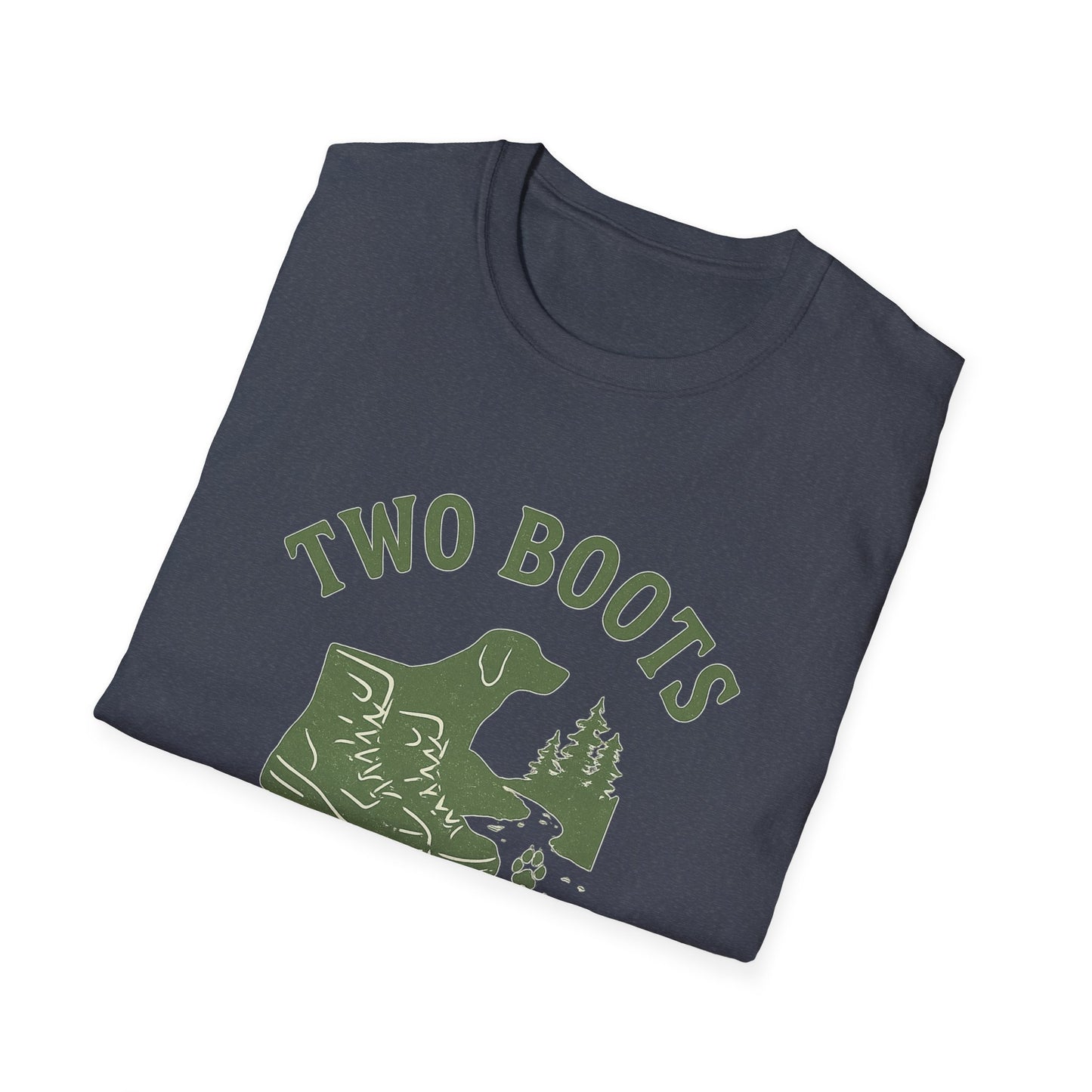 Two Boots, Four Paws, One Trail | T-Shirt