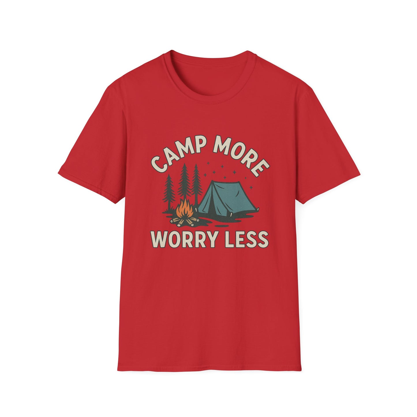 Camp More, Worry Less | T-Shirt