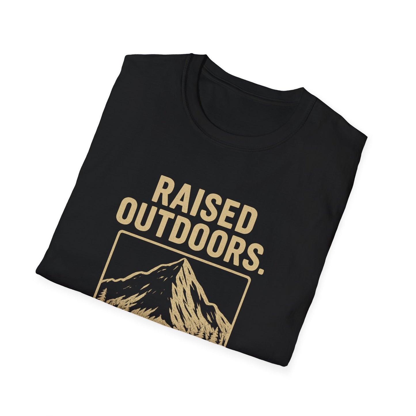 Raised Outdoors. Raised Right. | T-Shirt